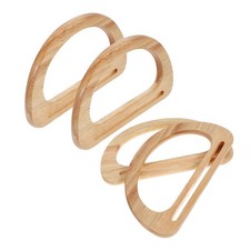 4 Pcs Bag Making Supplies Handbag Handles Replacement Decorative D-shaped Purse