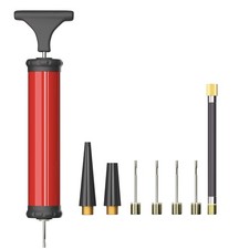HDNNC Portable Ball Pump, Air Pump, Hand Pump Inflator Kit with 4 Needles 2 N...