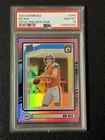 2024 Donruss #369 Bo Nix Optic Preview-Pink PSA 10 RC