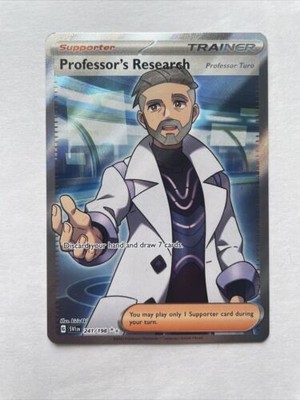 POKEMON PROFESSOR'S RESEARCH 241/198 RARE HOLO DOUBLE SCARLET & VIOLET BASE SET