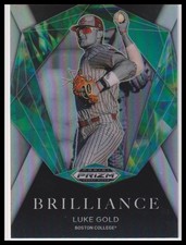 2022 Panini Prizm Draft Picks #BR-LG Luke Gold Brilliance Prizms Silver