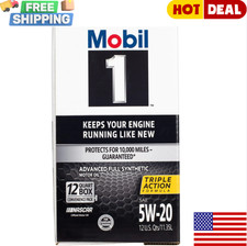 Pack of 2-Mobil 1 Advanced Full Synthetic Motor Oil 5W-20, 12 Quart 20.00 per gallon