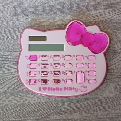 Hello Kitty Glitter Calculator Heisei Retro #10e7a8