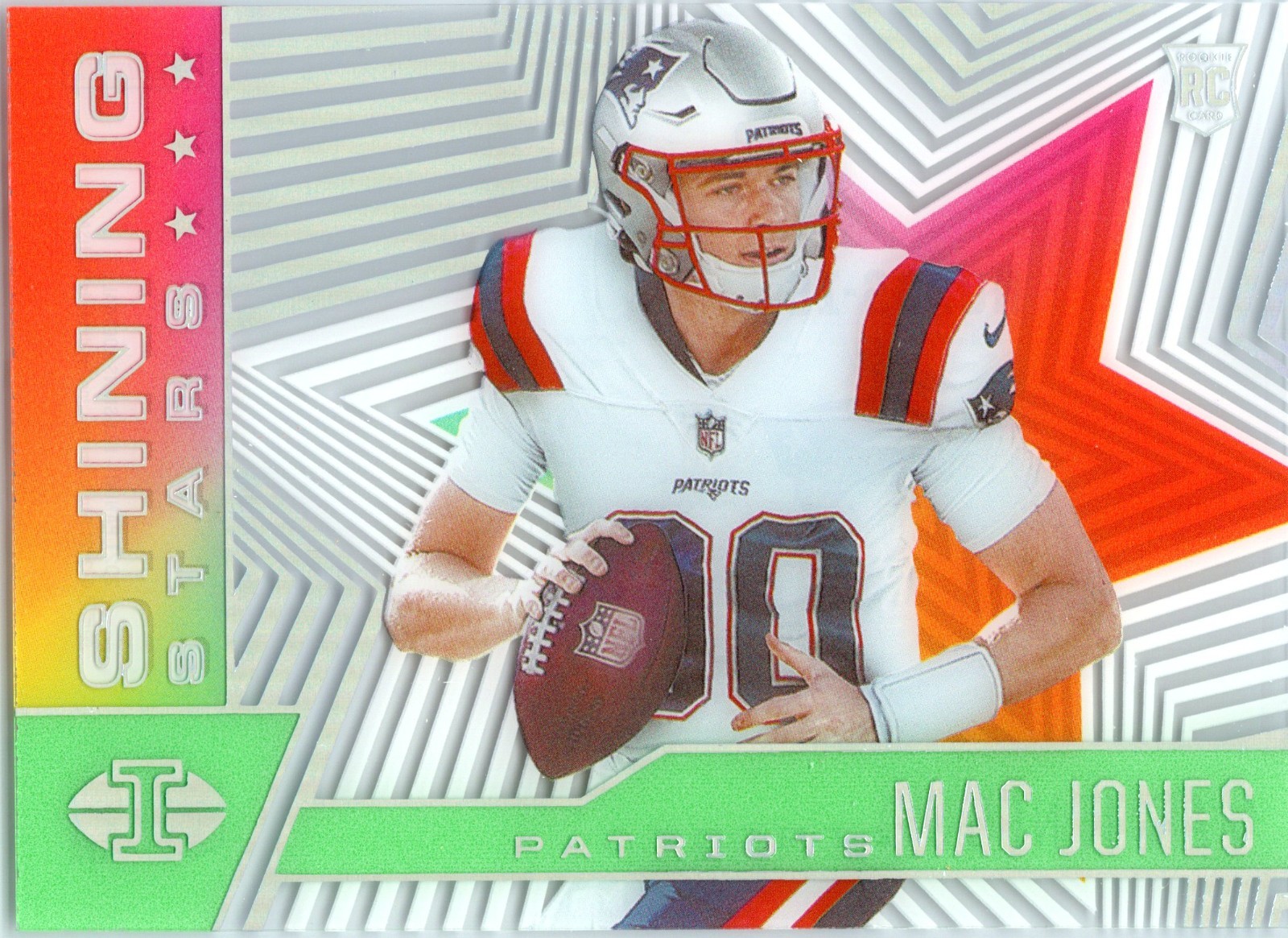 2021 Panini Illusions Shining Stars Emerald Green #SS-16 Mac Jones