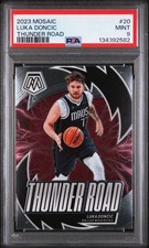 2023 PANINI MOSAIC THUNDER ROAD #20 LUKA DONCIC PSA 9