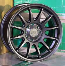 Motegi Racing MR156 S12 15x8 ET28 4x100 4x114.3 METALLO LUCIDO per Mazda MX5