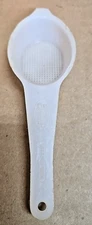 Vintage Fuller Brush Company Tea Strainer; White Plastic
