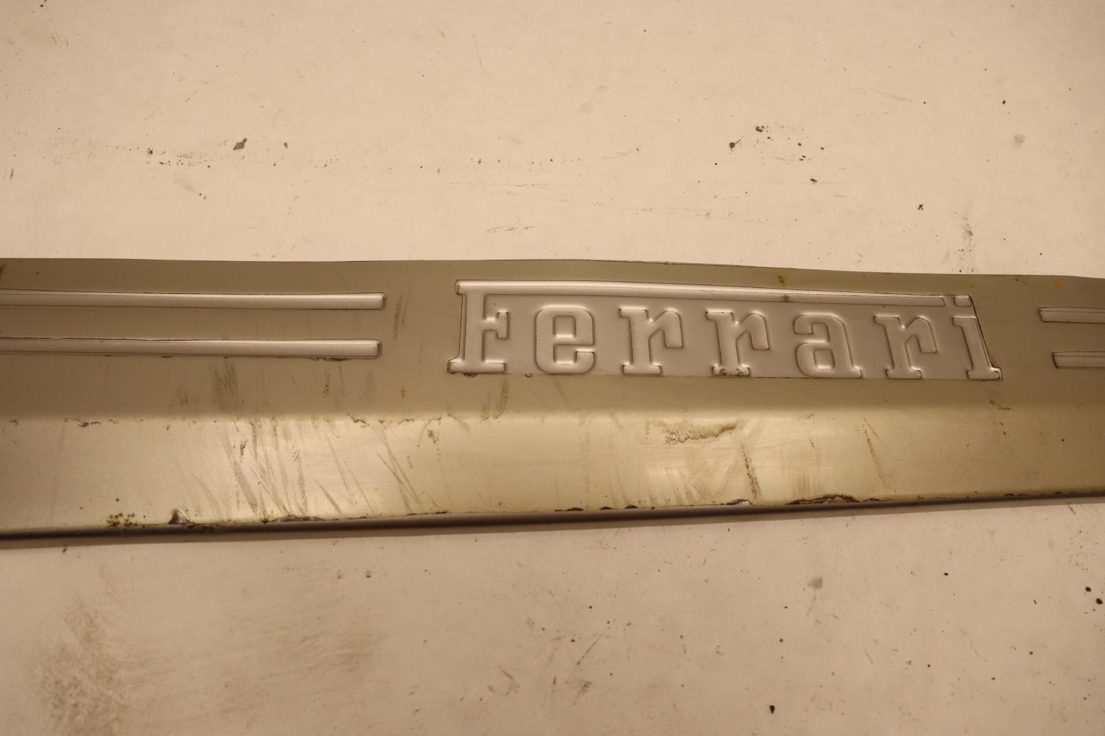 2018 FERRARI 458 FRONT LEFT DRIVER SIDE DOOR SILL SCUFF PLATE TRIM OEM