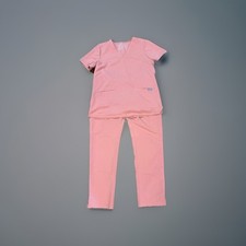 Figs Scrub Set Limited Edition Coral Casma Top Small Pants Small Tall