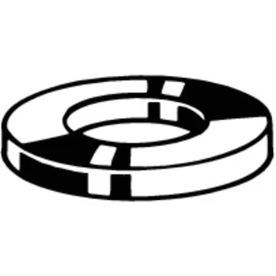 #ad Flat Washer For Screw Size 3 8quot; Steel Zinc Yellow Finish 100 Pk $7.19