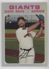 2020 Topps Heritage High Number Chrome Refractor /571 Jaylin Davis Rookie RC sh7