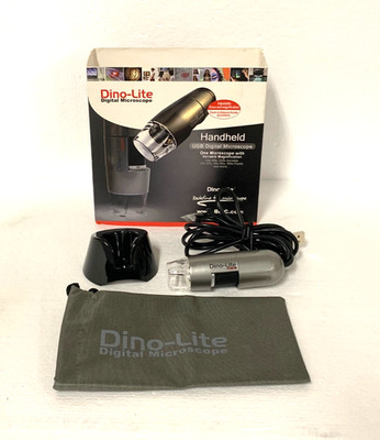 Dino-Lite Pro AM4113T 1.3MP 10X-50X, 220X Handheld Digital Microscope dino lite.