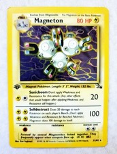 MAGNETON #11 11/62 1° EDIZIONE HOLO RARA Carta Pokemon Fossil 1999 Prima M2