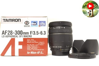 [TOP MINT/BOX] Tamron AF ASPHERICAL 28-300mm f3.5-6.3 MACRO LD NIKON From JAPAN