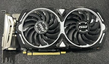 MSI RADEON RX 570 ARMOR 4GB GPU - BLACK/SILVER