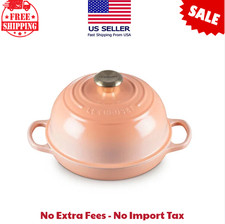 BRAND NEW Le Creuset Signature Bread Oven Enameled Cast Iron | Peche