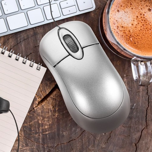 Travel Mini USB Mouse With Retractable Cable For Laptops - 第 2/12 張圖片