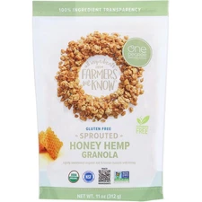 One Degree Organic Foods Sprouted Honey Hemp Granola 11 Oz