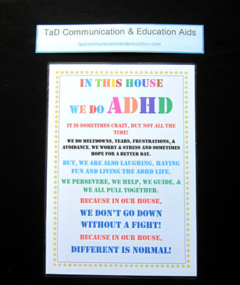 ADHS A4 Wandplakat