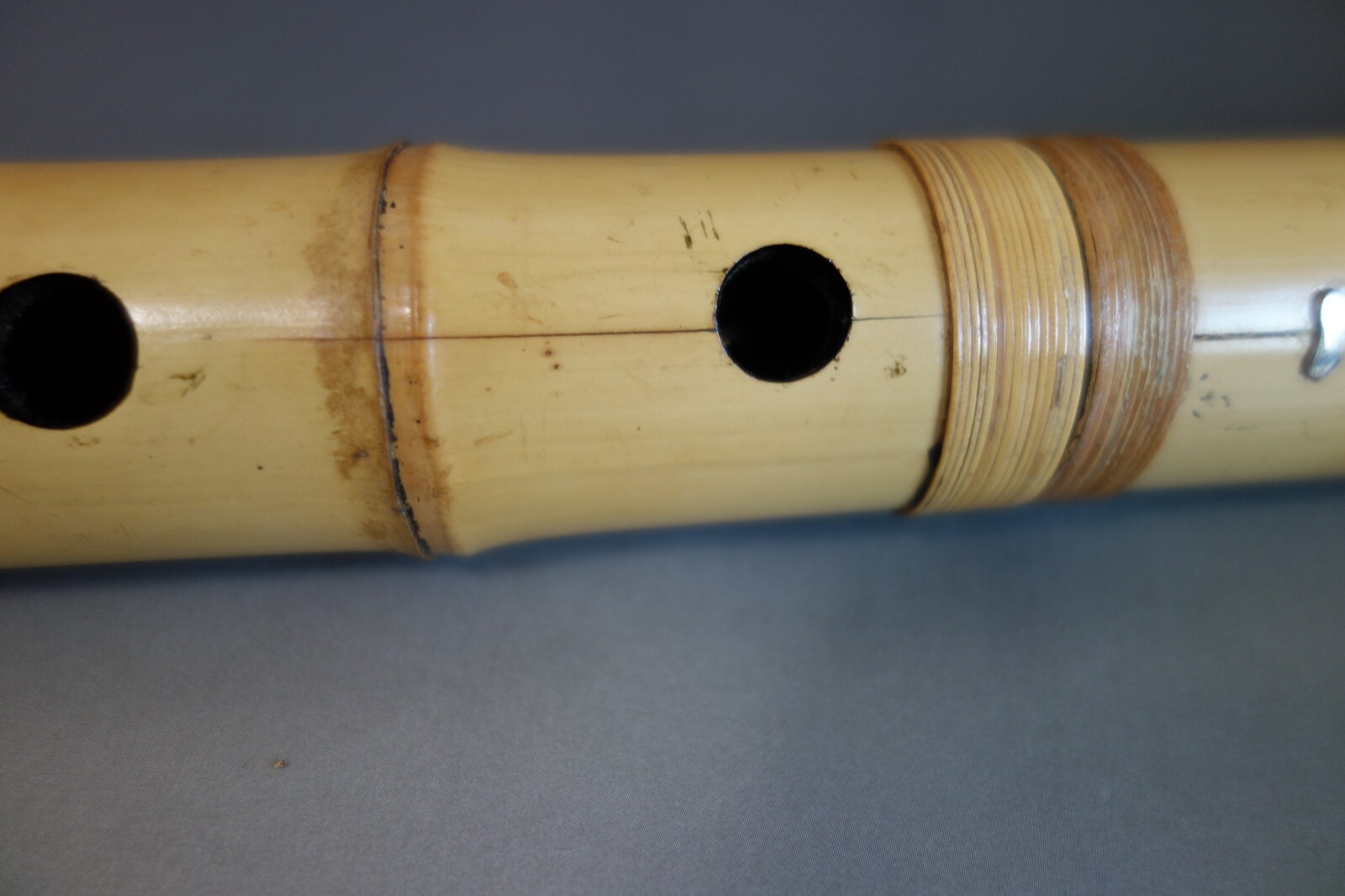 shakuhachi Chikudo sign name vertical bamboo flute musical instrument 94 crack eBay