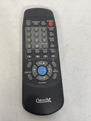 Moteva (RC6501)  Genuine Universal Black Replacement Remote Control-Tested