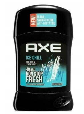 109,33 /L- 6er Pack Axe Deodorant Stick Ice Chill  Iced Mint & Lemon Scent  50ml