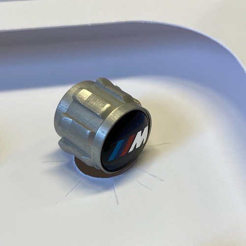 1x BMW Valve Cap Genuine M Logo for M1 M2 M3 M4 M5 X5M X6M X4M Stem Dust Cover - Picture 8 of 9