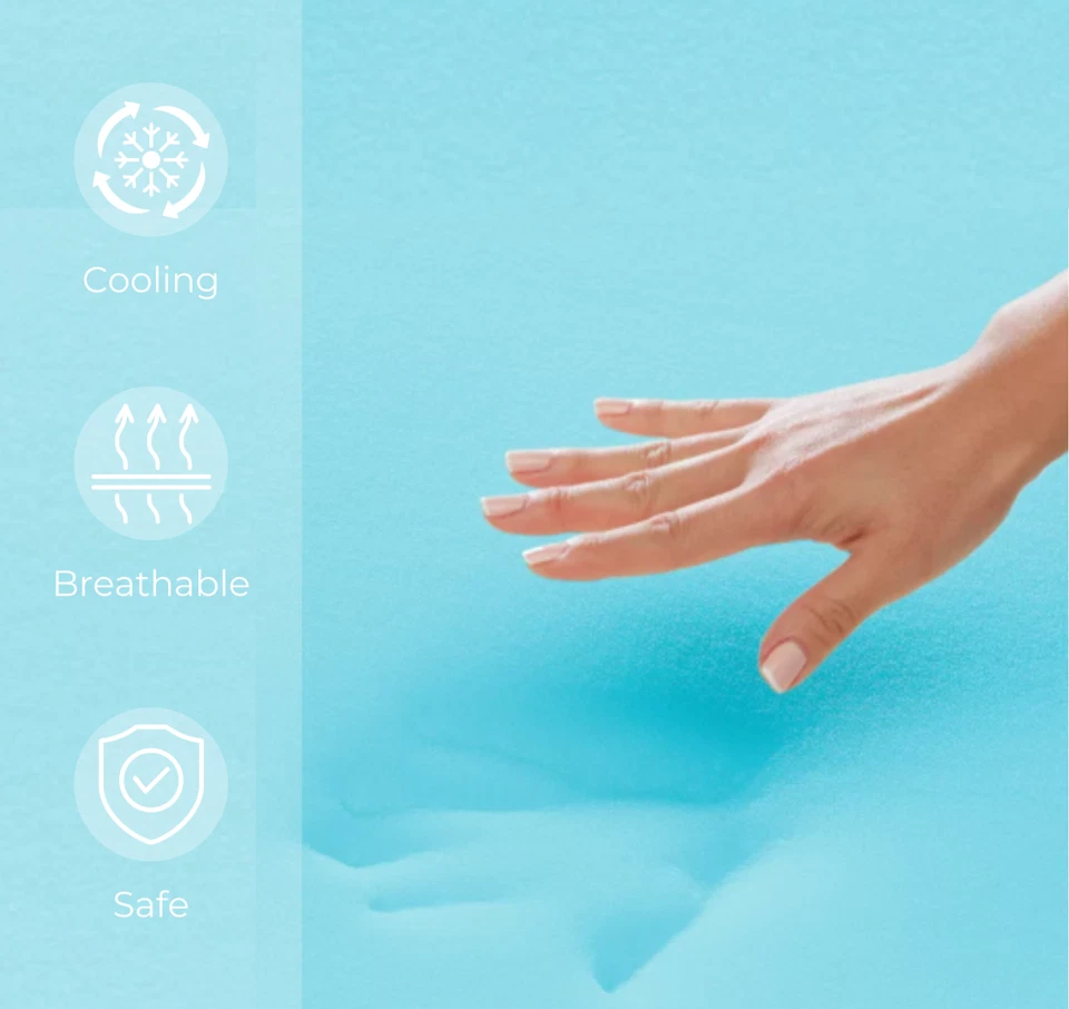 Dog Bed Cushion Orthopedic Pet Bed and Mattress Indoor Outdoor with Zipper Cover - Image 3 of 4