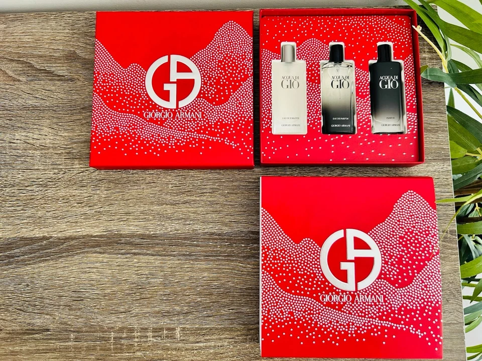 Giorgio Armani Acqua di Giò 15ml Trio Gift Set Holiday 2024 EDP & EDT FREE POST - image 3 of 4