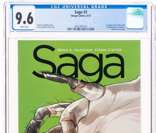 🔥Saga #2 by Brian Vaughn and Fiona Staples 1st Print CGC 9.6 Image Comics 2012 - Picture 2 of 3