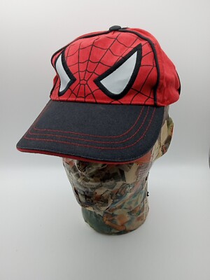 Marvel 2011 Spider Man Adjustable Baseball Cap Hat Boys Strap Back