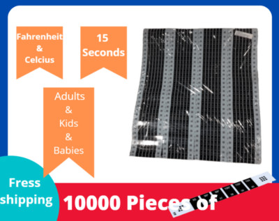 Kwik Temp moving line Adhesive Disposable Thermometers 10,000 pcs