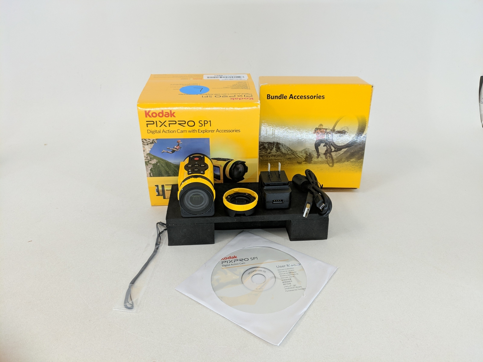 Kodak PIXPRO SP1 Digital Camcorder - 1.5" LCD, CMOS, Full HD, Yellow SP1-YL5