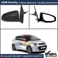 Fits Citroen C1 2014 - 2024 Complete Wing Mirror Manual Unit Driver Side
