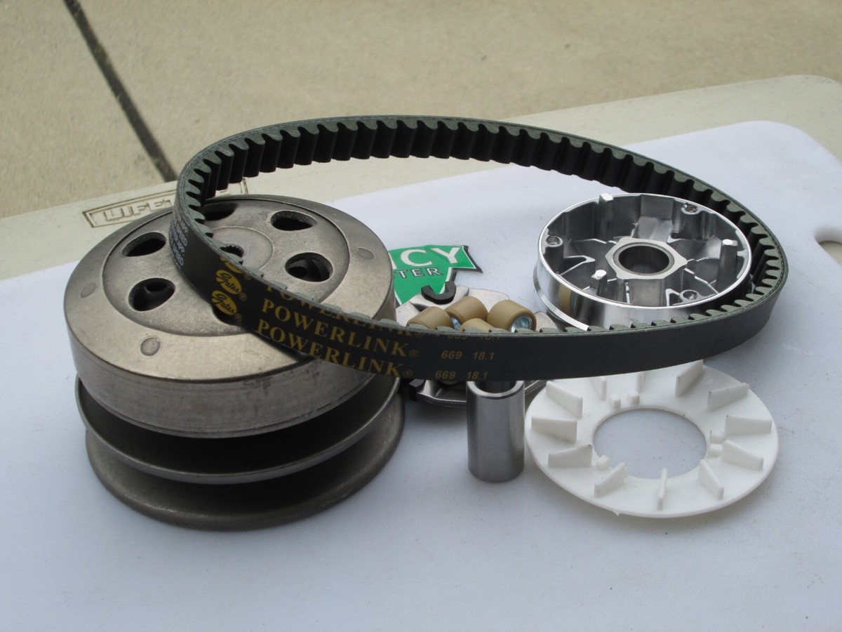 【WOOHWA】STRING BIKER PT Vitacci Ryker 50 & Mojo 50 Trikes, GY6-50 Rear Drive Clutch