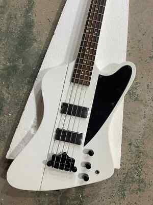 Best-selling New White 4-string Electric Bass Guitar Black Hardware Bass Guitar