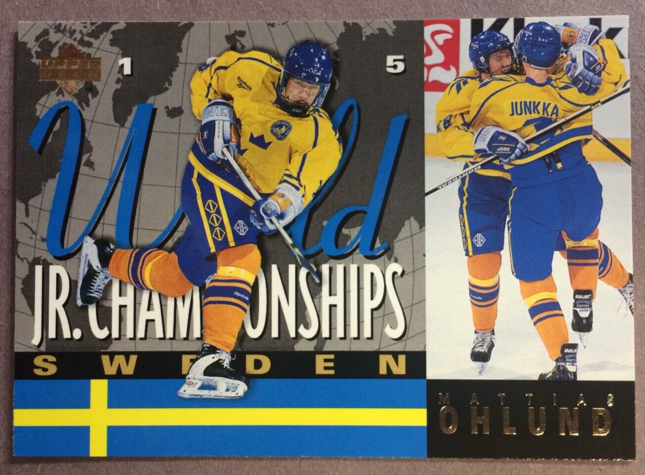 1994-95 Upper Deck World JR Championships #520 Mattias Ohlund Vancouver Canucks
