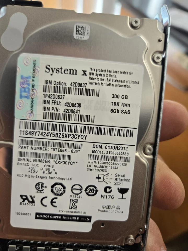 IBM x3650 M3, 48GB, XEON e5507, 2.26ghz x2 with RAID Card, 8 IBM 300 GB HD - Image 4 of 4