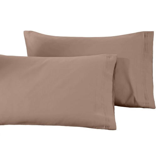 1500 Thread Count Egyptian Cotton Solid Pillowcase Set Standard & King Sizes - Picture 42 of 51