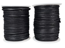 Round Cotton Cord 3mm x 100m: Black 297C-CC30x100BK 8UW5