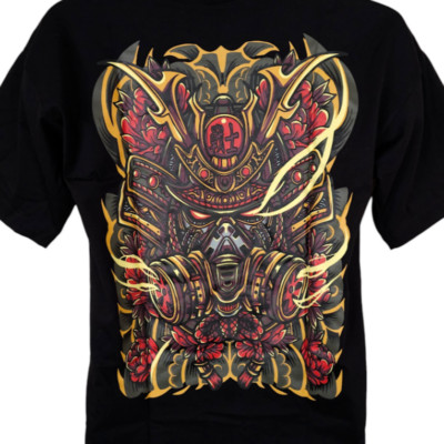 Senshi Warrior T Shirt Mens Size Small Black Samurai Martial Arts