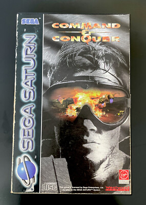 Ultra Rare Game Command & Conquer - Sega Saturn 1995 - PAL Retro Vintage