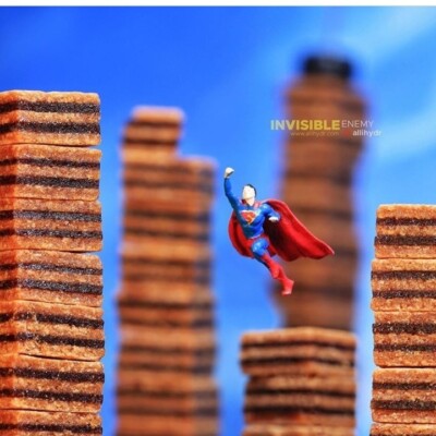 Superheld Flying #1 Cosplay HO 1:87 Miniatur Figur ohne Preiser