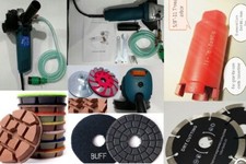 Variable Speed Wet Polisher granite marble floor polish stone buffer core bit 