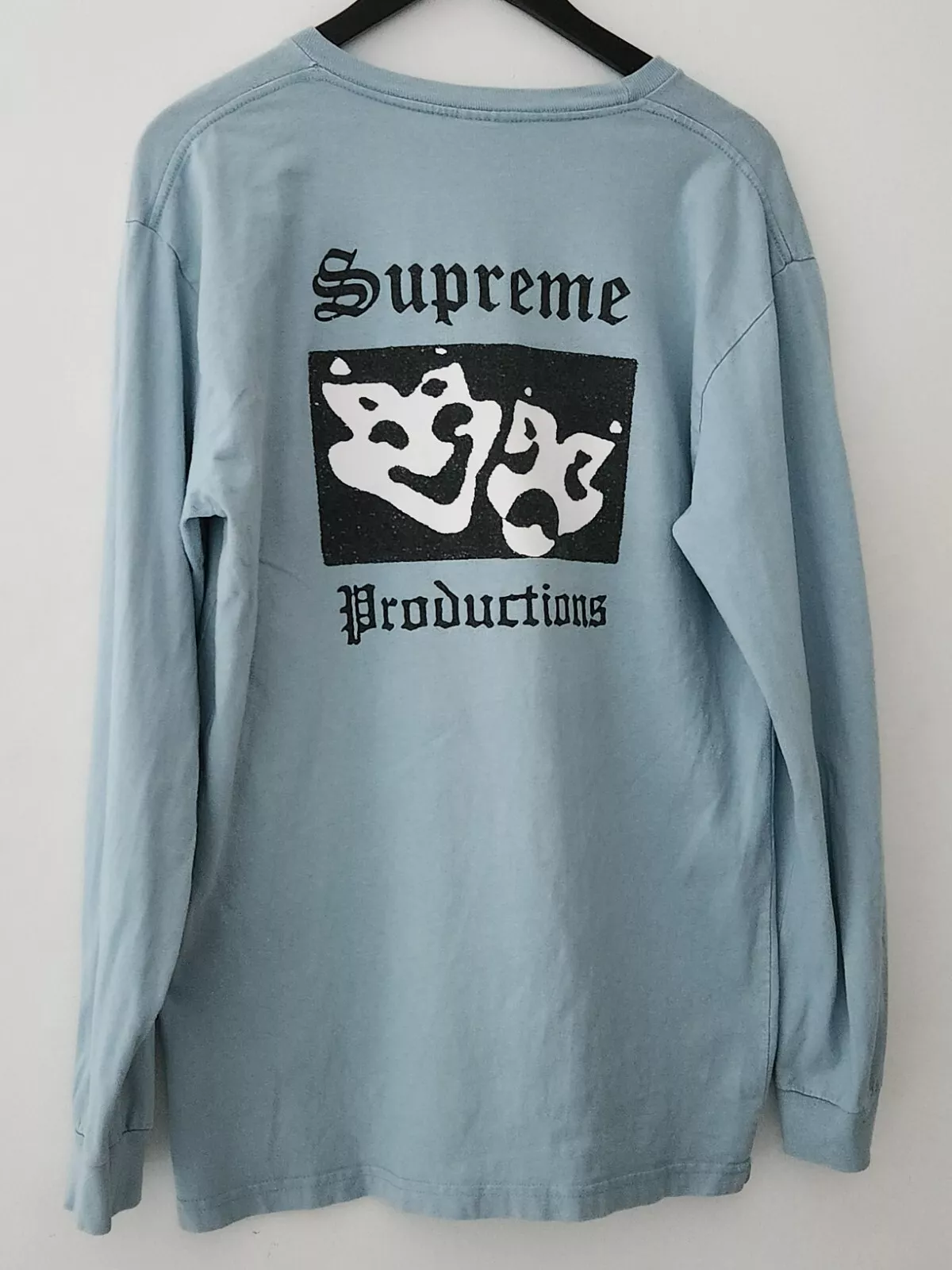 SS16 Supreme Productions Manches Longues Ardoise L/S T Shirt Taille L T Shirt