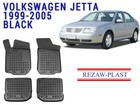 REZAWPLAST Car Mats for 1999-2005 Volkswagen Jetta Floor Mats All Weather Black