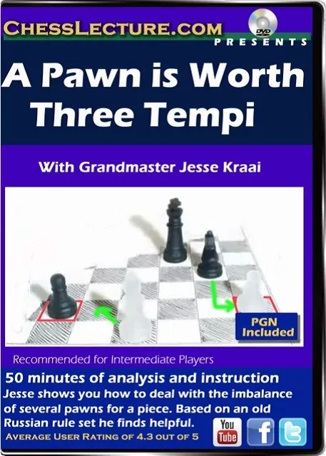 A Pawn is Worth Three Tempi - Chess Lecture - Volume 94 Chess DVD