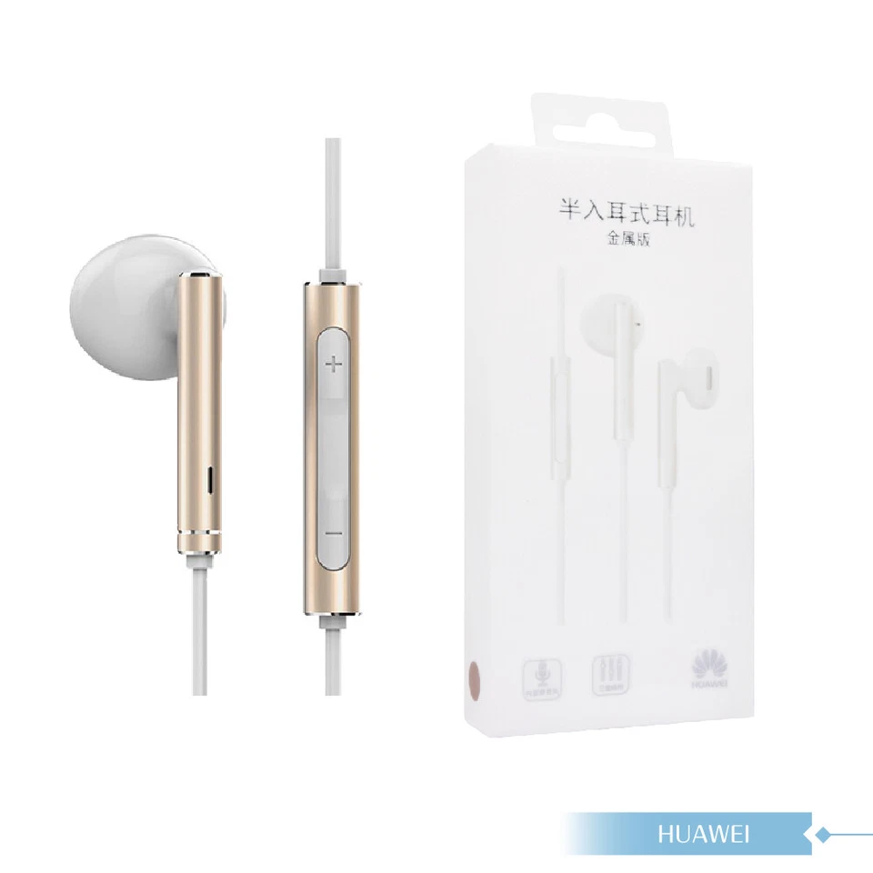 Original HUAWEI Official Half In-Ear Metal Earphones With Mic (AM116) - Image 2 of 4