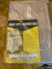 VTG CLOSET MAID JUMBO VINYL GARMENT BAG NIP