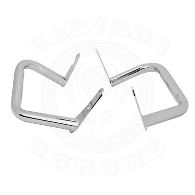 2Pc Highway Engine Guard Crash Bar For Yamaha V Star 1100 Custom and Classic